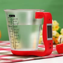 Foqnuq Digital Measuring Cup Scale 500g 0.1g LCD Display Multi-functional Kitchen Tool for Cooking Baking Measuring Ingredients