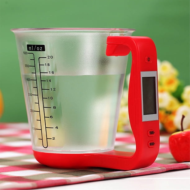 Aparatos de cocina, Accesorios de cocina, Utensilios de cocina, Herramientas de cocina Pantalla LCD Taza medidora digital Taza medidora electrónica 500g 0.1g Báscula de plataforma electrónica Báscula