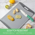 thumbnail image 3 of Extra Large Cutting Board, Dishwasher Safe Chopping Boards With JuiceGrooves and Easy Grip Handle, BPA Free, 3 Pieces Plastic Cutting Board Set, 3 of 9