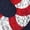 NAVY, variant on Instant Message - Candy Cane Tree  - Kids Crew Fleece