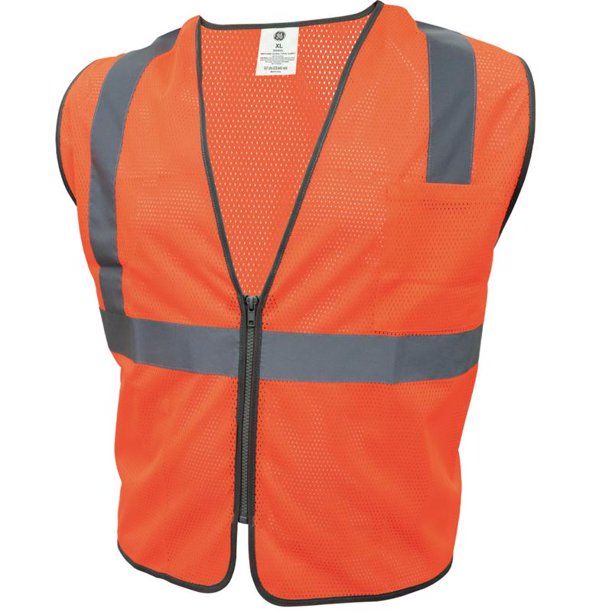 Chaleco de seguridad General Electric Reflectivo Naranja Talla XL