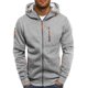 thumbnail image 1 of Gibobby Sudadera para hombre con cierre Sudadera con Cierre Y Capucha Manga Larga Hombre(Gris,M), 1 of 4