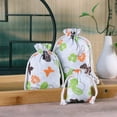 thumbnail image 1 of 50 PCS Party Bags Printing Cotton Drawstring Bags Christmas Party Wedding Small Gift Pouches Mini Linen Storage Sacks Gift Bag, 1 of 7