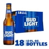 Bud Light Beer, 18 Pack Beer, 12 fl oz Glass Bottles, 4.2% ABV, Domestic Lager