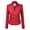 WJC746-RED, variant on Women's Panelled Faux Leather Moto Jacket XS RED
