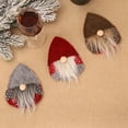 thumbnail image 3 of Agiferg Christmas Faceless Xmas Decor Santa Kitchen Tableware Holder Pocket Dinner Bag, 3 of 8