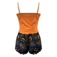 thumbnail image 5 of Halloween Pajamas Women Pumpkin Print Tank Top and Shorts Pajama Sets for Women 2 Piece Relaxed Fit Lightweight Home Wear Womens Pajamas Set L, 5 of 5
