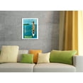 thumbnail image 4 of Hawaii - United Air Lines - Outrigger Canoe Surfing - Vintage Airline Travel Poster by Stan Galli c.1960 - Japanese Unryu Rice Paper Art Print (Unframed) 12 x 16 in, 4 of 4