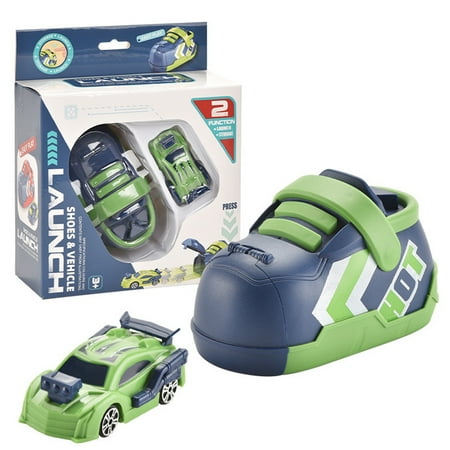 

Ejection Device Toy Car Creative Ejection Running Shoes Toy Press Inertia Ejection Car Catapult Launch Racing Cars Inertia Car Model Toy for Toddler Boys and Girls 3+ Years Old