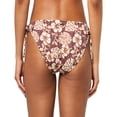 thumbnail image 2 of Roxy Women'S Side Lace-Up Bikini Bottoms –Stretch Swimwear, Upf+50, Quick-Dry Swim Bottoms, Rasberry Combo, Large, 2 of 5