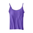 thumbnail image 5 of Tbopshirt Undershirts for Women Plus Size Maternity Shapewear Adjustable Spaghetti Strap Camisole with Built in Padded Bra Adjustable Strap Sleeveless Tank Top, 5 of 9