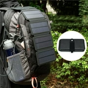 Onemayship Portable Solar Power Bank Mobile Phone Charger Panel Waterproof Camping