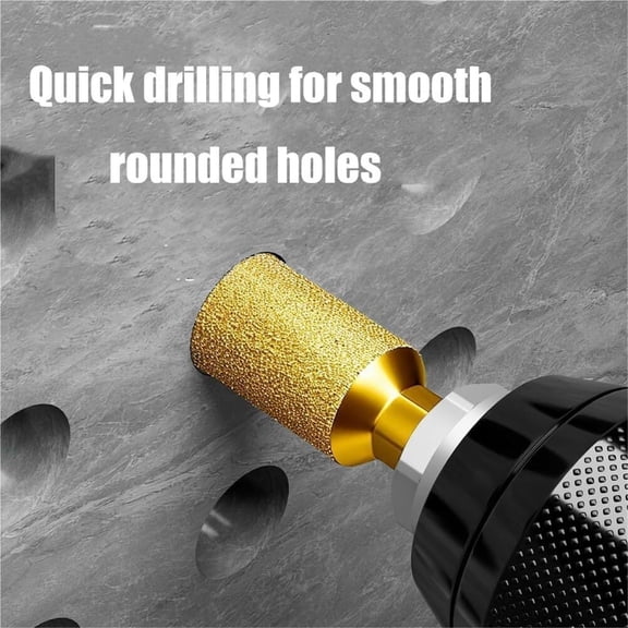 PPLoney Diamond Drill Bit Set - Hex Shank Grinding Head for Tile & Glass Cutting, Ideal for Home Renovation and DIY Projects