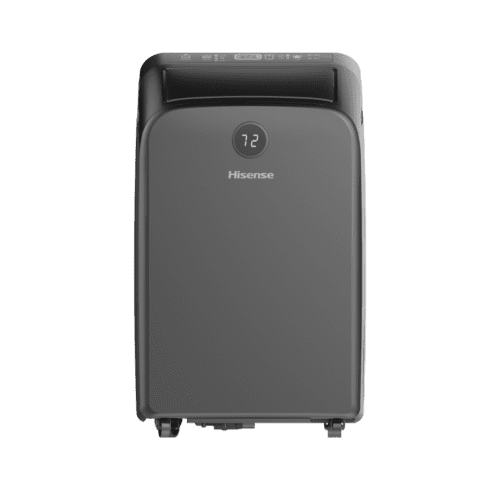 Restored Hisense 10,000-BTU (15,000-BTU ASHRAE) 115-V Dual Hose Portable Air Conditioner with Heat, Window Kit and Remote (Refurbished)