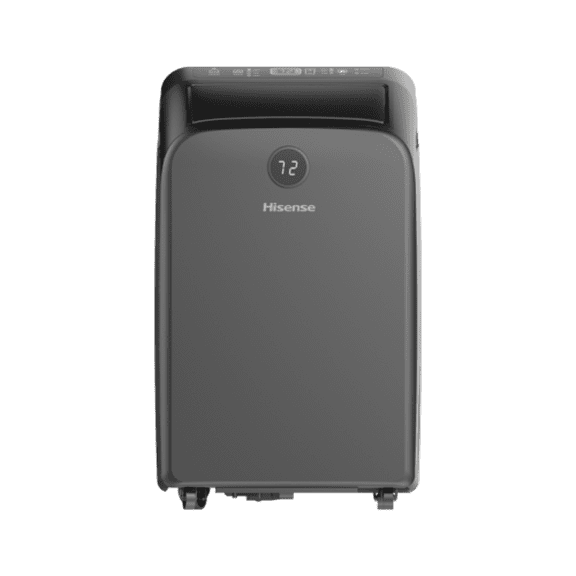 Restored Hisense 10,000-BTU (15,000-BTU ASHRAE) 115-V Dual Hose Portable Air Conditioner with Heat, Window Kit and Remote (Refurbished)
