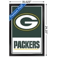 thumbnail image 3 of NFL Green Bay Packers - Logo 21 Wall Poster, 14.725" x 22.375", Framed, 3 of 3
