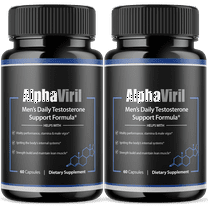 Alpha Viril Advanced Formula Pills All Natural Vitamin Supplement AlphaViril 120 Capsules