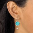 thumbnail image 4 of Simulated Blue Opal Necklace and Earring Set, 4 of 5