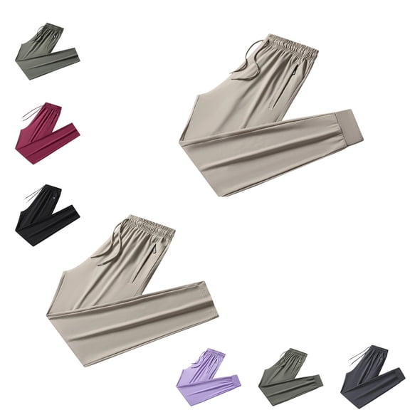 Women's Quick Dry Hiking Pants Lightweight Waterproof Elastic Waist Jogger Pants for Travel & Casual Wear Gray XL