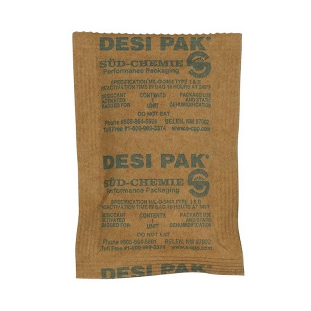 Partners Brand Kraft Clay Desiccants - 5 Gallon Pail 3" x 4" x 1/4", Case of 300