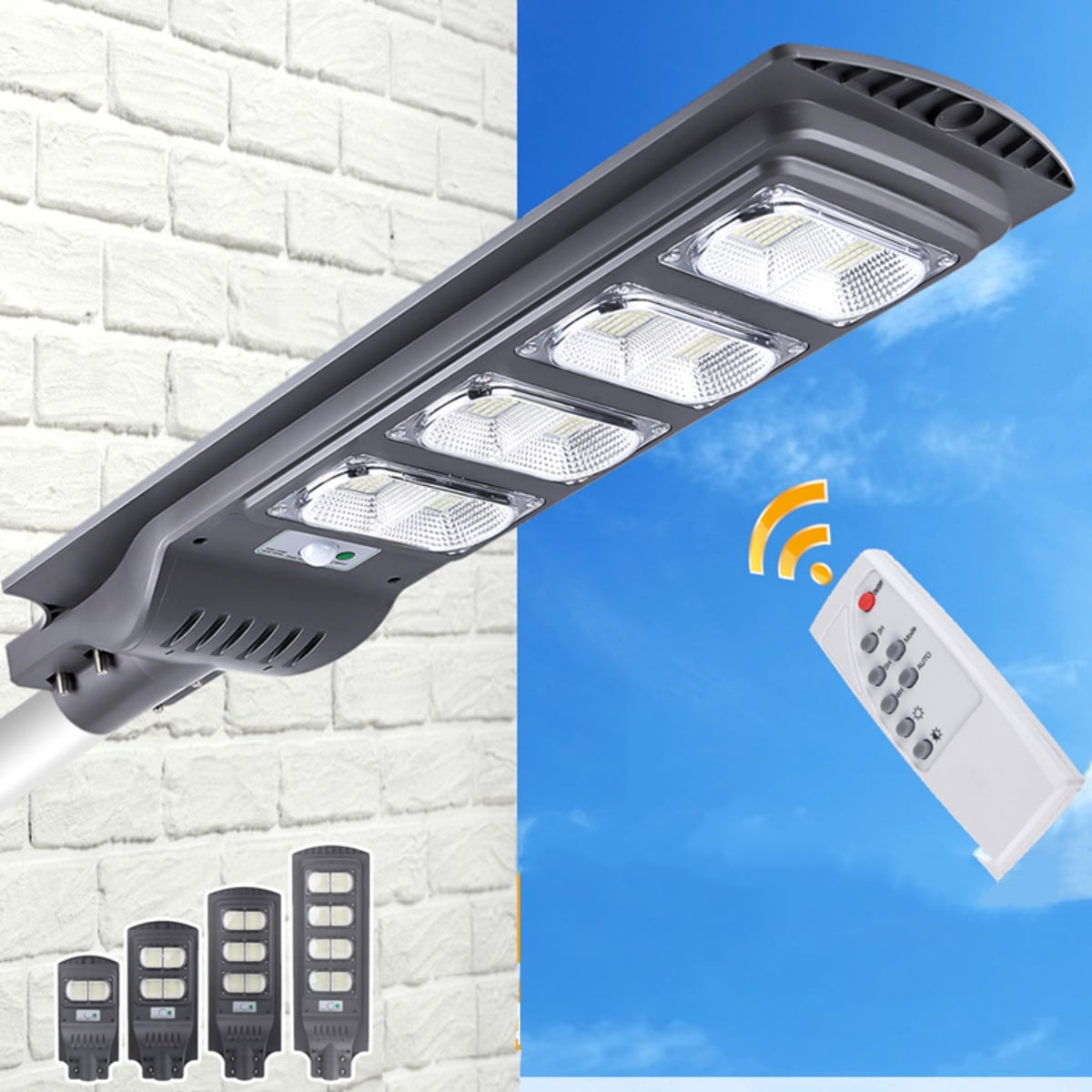 20W LED Street Light 2000lm 48LEDs Security Lighting Dusk to Dawn Sensor 6500K 