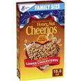 thumbnail image 2 of Honey Nut Cheerios, Heart Healthy Gluten Free Breakfast Cereal, Family Size, 18.8 oz-4 pack-with Bowel by Mahad, 2 of 8