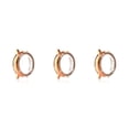 thumbnail image 3 of Cateissary Estuche para relojes Crystal Electroplate Sparkle Rhinestone Protector Creative Double Rows Watch Cover R830-40mm Rose Gold Type1 NO1, 3 of 6