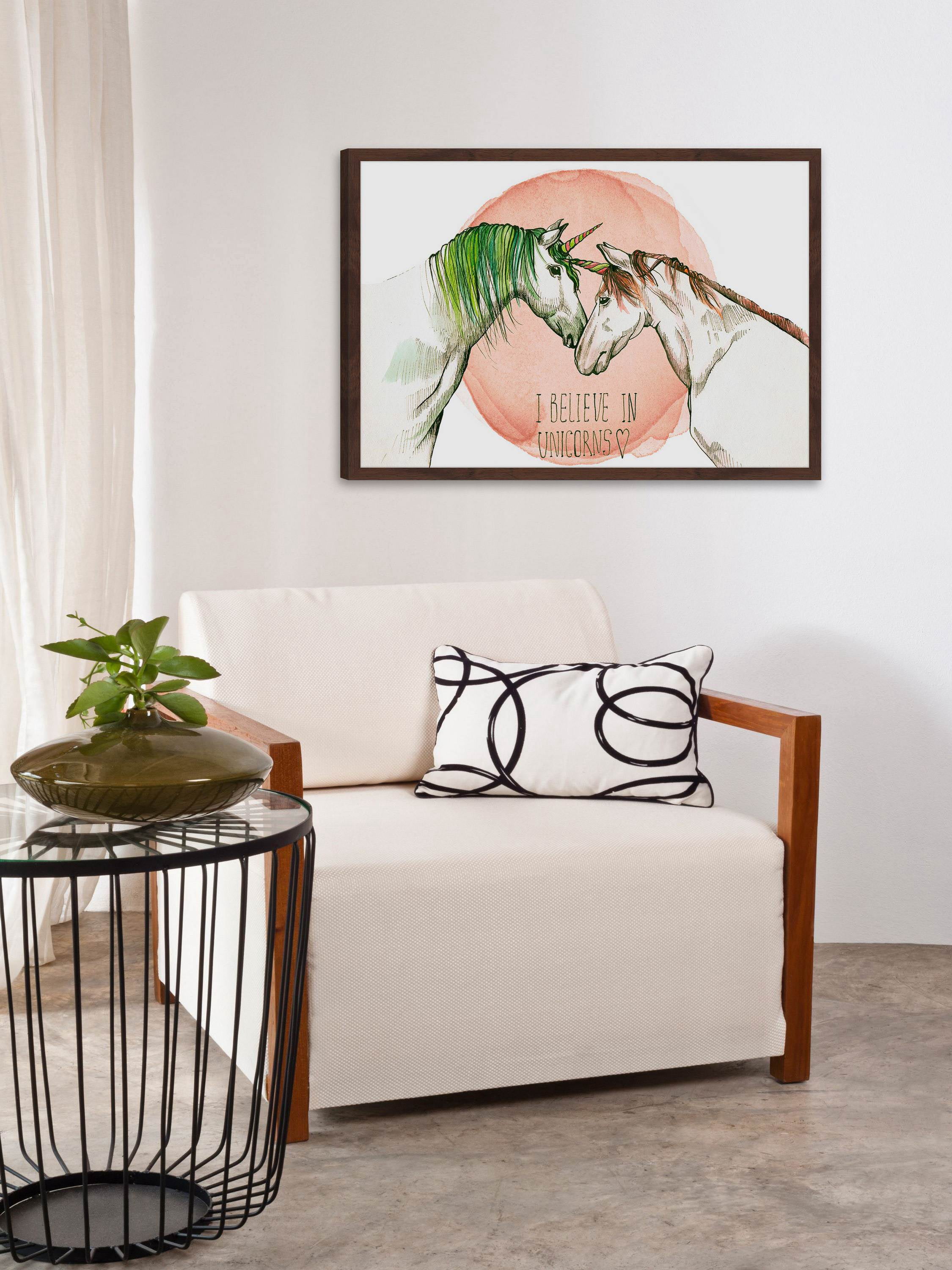 I Believe in Unicorns II Framed Painting Print