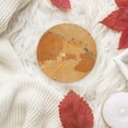 thumbnail image 6 of Car Fragrance Piece Four Pieces Of Fresh Air Lavender Smell Contains Lanyard Plastic Film Wrapped For The Bathroom Bed In The Car Room Sandybrown Marble_1 Round Shape, 6 of 8
