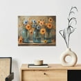 thumbnail image 6 of Fuzoiu Charming Daisy Bouquet Art Print Canvas Wall Art for Bathrooms,Wall Decor for Bedroom,Framed Artwork for Wall,Modern Wall Decorations Prints Picture for Kitchen Home, 6 of 6