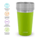 thumbnail image 2 of Set de 6 Vasos de Acero Inoxidable y Ecologicos (470 ml) colores, 2 of 5