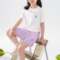 thumbnail image 4 of Ultrave Girls Athletic Set, Short Sleeve Tee & Shorts Casual Outfit, Lightweight Activewear for Girls, Summer Sets for 5-15Y, 4 of 5