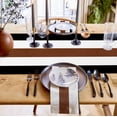 thumbnail image 3 of Table Runner Boho Stripe Table Decoration for Kitchen Dinning Bohemian Brown Black White Table Decoration for Indoor Outdoor Party Wedding Decor 13x72inch, 3 of 7
