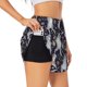 thumbnail image 1 of Balery Sloths Dancing Pantalones cortos deportivos para mujer con forro y dos bolsillos, elásticos, para entrenamiento, gimnasio, yoga-Small, 1 of 7