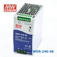 thumbnail image 2 of Mean Well WDR-240-48 Single Output Industrial Power Supply 240W 48V - DIN Rail, 2 of 5