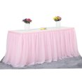 thumbnail image 1 of Mistaha Handmade Tulle Table Skirt Tablecloth Decorative Tableware Cloth for Rectangle or Round Table Home, 1 of 8
