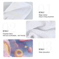 thumbnail image 4 of Haosy 2 Pack Kitchen Wash Cloths with Hanging Loops Absorbent Absorbent Quick Drying Hand Towels, Dessert Planet Spaceship, 4 of 7
