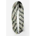 thumbnail image 2 of Bimba Gray Cat Stripe Pure Silk Printed Head Bandanas Summer Neck Wrap Scarf 40 x 40 Inches, 2 of 6