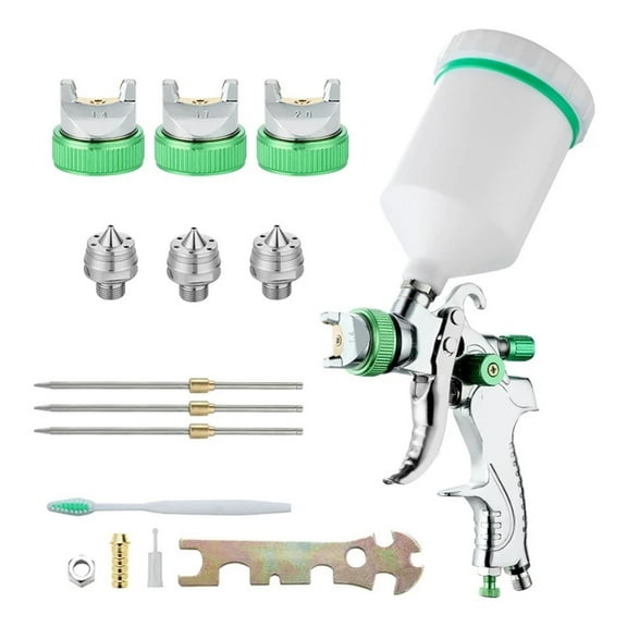 Professional Spray Guns 1.4/1.7/2.0mm Sprayer Paint Airbrush Mini Spray Gun For Painting Aerograph Cars ,Versatile applications