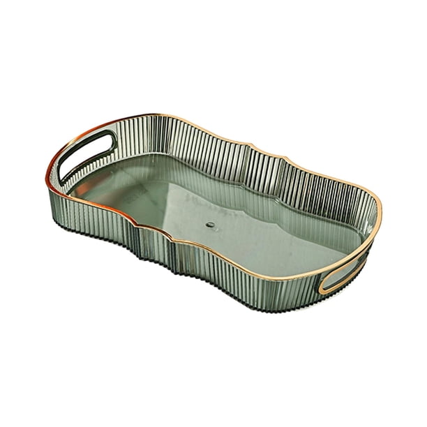 Bandeja para servir alimentos Bandeja decorativa multiusos Bandeja para cafetería Bandeja de comida rápida para Verde m