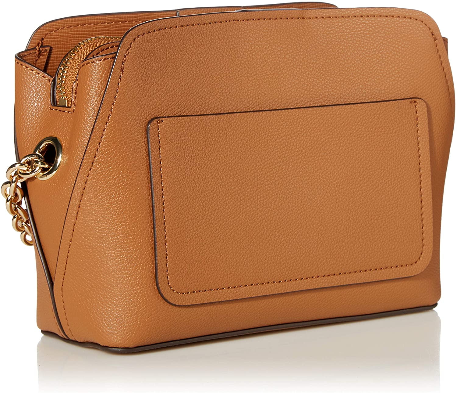 Calvin Klein Handbags H0GERCS2-CAR Hailey Micro Pebble Crossbody Bag,  Caramel