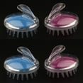 thumbnail image 2 of 4 piezas cepillo de champú portátil masajeador de material cuero cabelludo cepillo de masaje de material cuero cabelludo de silicona, 2 of 7