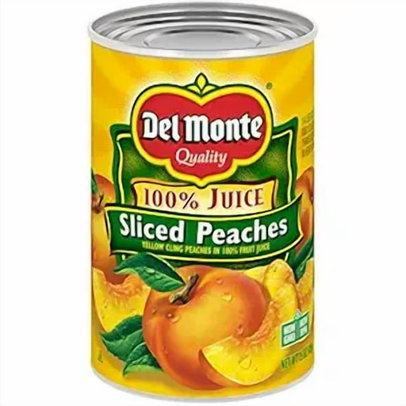 Pack of 2 Del Monte Canned Sliced Peaches, 15 Ounce