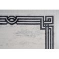 thumbnail image 7 of Dark Light Grey Modern Straps Design Area Rug Tapis 2x3, 3x10, 4x5, 5 x 7, 8x10, 9 by 12 feet For Living Dining Room Bedroom Patio Hallway, 7 of 7