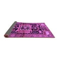 thumbnail image 2 of Ahgly Company Indoor Round Persian Purple Traditional Area Rugs, 6' Round, 2 of 4