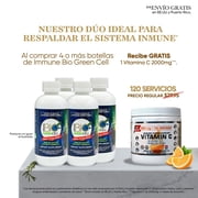 Immune Bio Green Cell - Immune System Support* - Incluye 2 Botellas - 2ml Per Serving