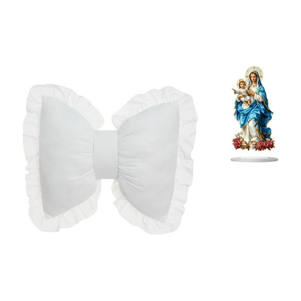 Cojín con lazo bonito,Almohada con forma de lazo,bonito cojín decorativo con lazo,Funda de almohada con lazo suave y cómodo adorno,Letrero de mesa,Decoración de escritorio acrílica Rincón