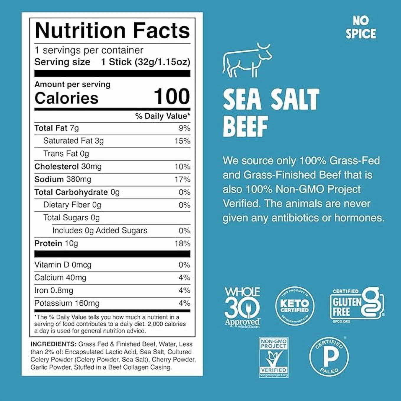 Chomps 6 Flavor Variety Trial Pack - Grass-Fed & Finished Beef and Venison