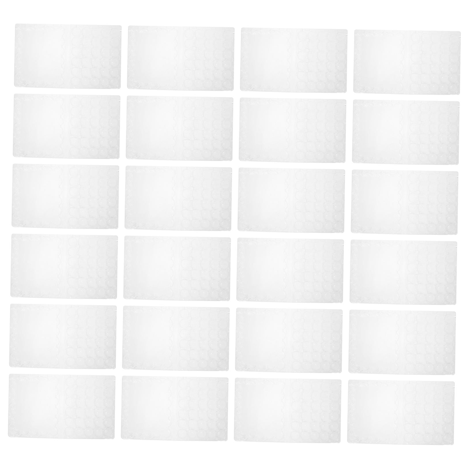 UPKOCH Clear Quail Egg Holder 25Pcs Reusable Plastic Trays With Lid For Kitchen Use And Travel