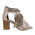 thumbnail image 2 of Roper Womens Bettina Fringe Peep Toe Shootie Pumps Dress Casual Shoes, 2 of 5
